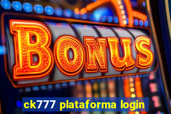 ck777 plataforma login